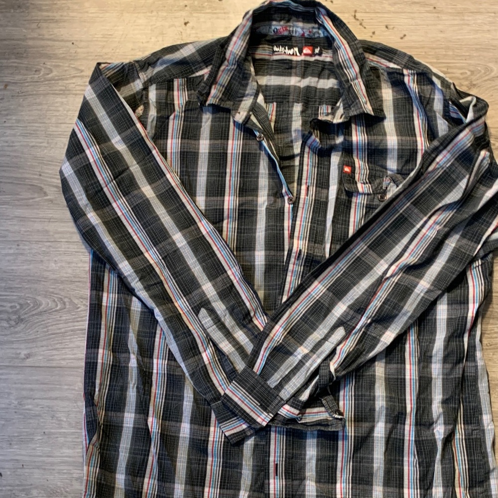 Quiksilver Multicolor Plaid Shirt